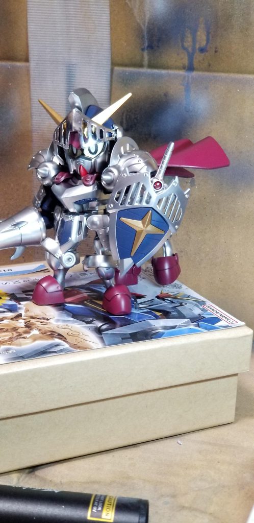 ケンタウロスモード、なびくマントが素敵です。(キットの説明)