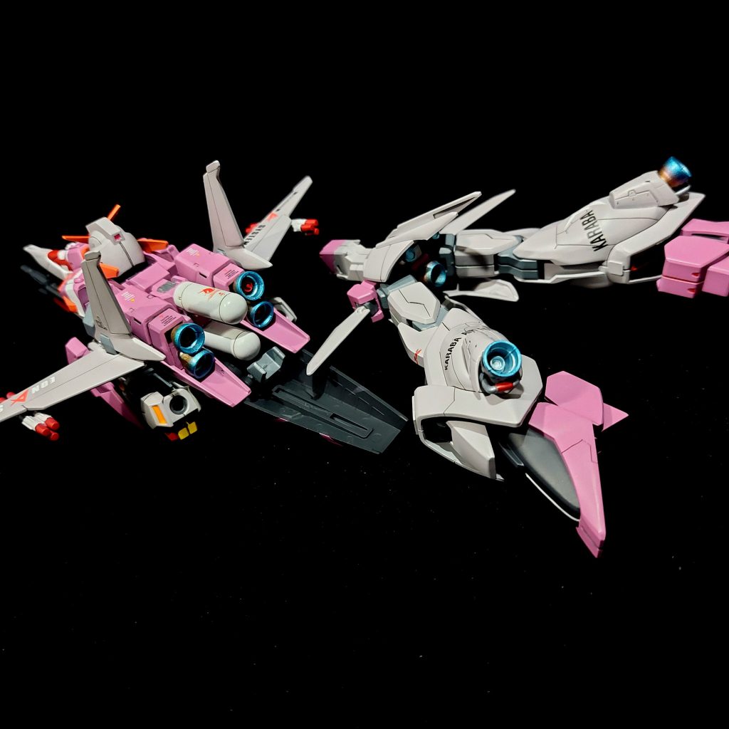 各所バーニアをデカくしてあげました🎵アムロはすぐ「反応が追い付いてくれない❗」みたいなこと言うから……