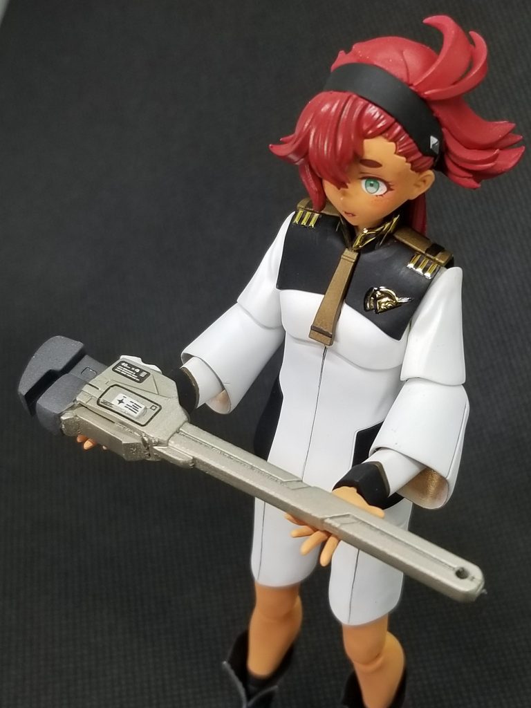 こちらはいつもの斜め上からの俯瞰ショット🎵MSも人物も好角度だな～と再認識。