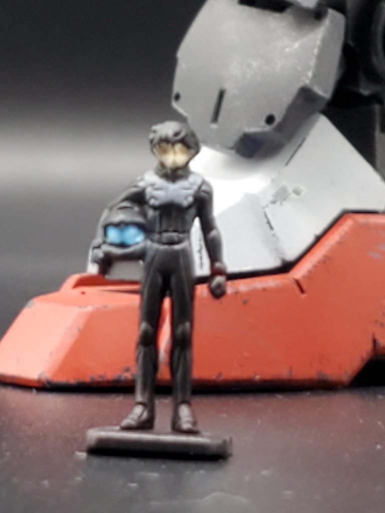 刹那も塗装黒いノーマルスーツにしてます。