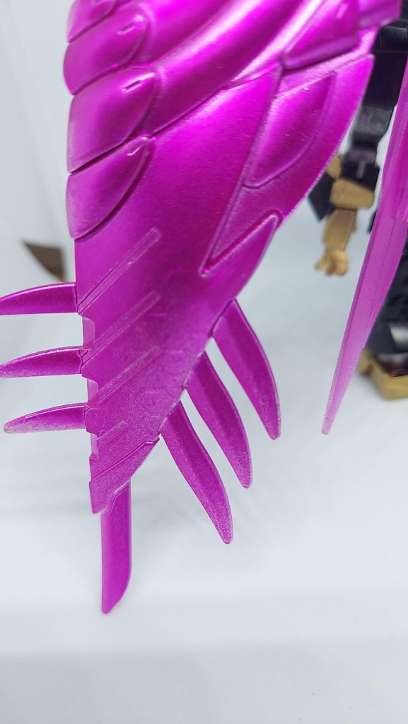 先端部は軽く吹いて、クリアキットの透け感を活かしました