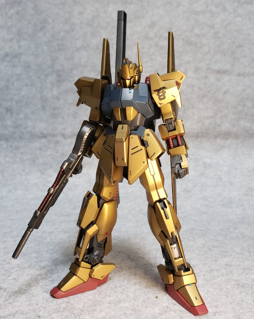 百式といえば皆さんゴールドで悩むと思うのですが、自分も悩みに悩んだ末フィニッシャーズの赤金にしました。