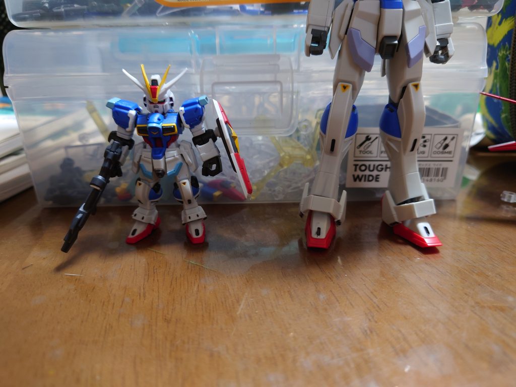 インパルスガンダム（HGCE）とのサイズ比