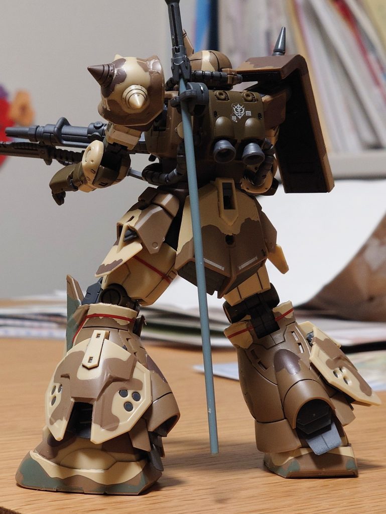 HG高機動型ザクⅡ地上用(エグバ機)–3枚目/制作者：隠れ蓑