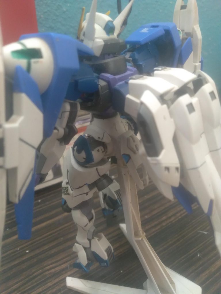 I will also come up with a way to use the GN sword III. I am out of cement right now, or I would have already done it