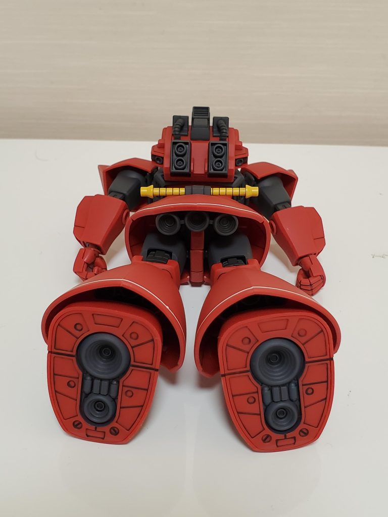 足裏は宣材画像ではわからなかったので、「ゲルググウェルテクス」の宣材画像を参考に塗装しました。