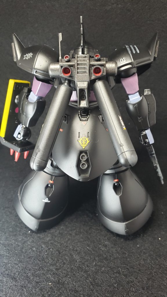 マリーネの特徴プロペラントタンク写真撮るまえに、右足のデカールが剥がれてるの気付きませんでした😭