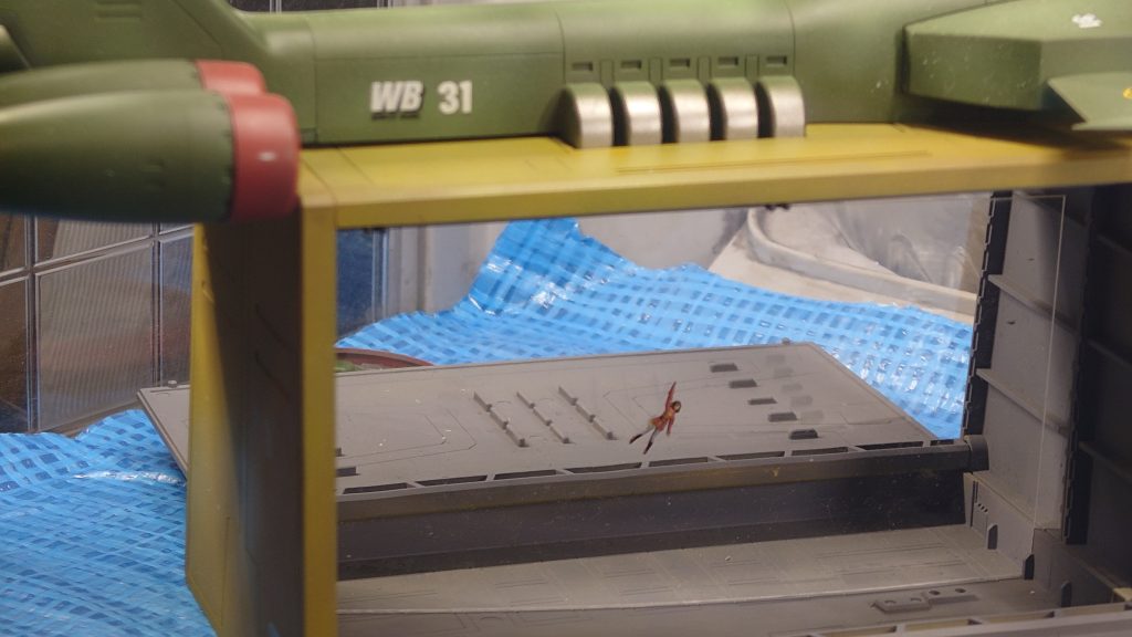 コンテナにセット……