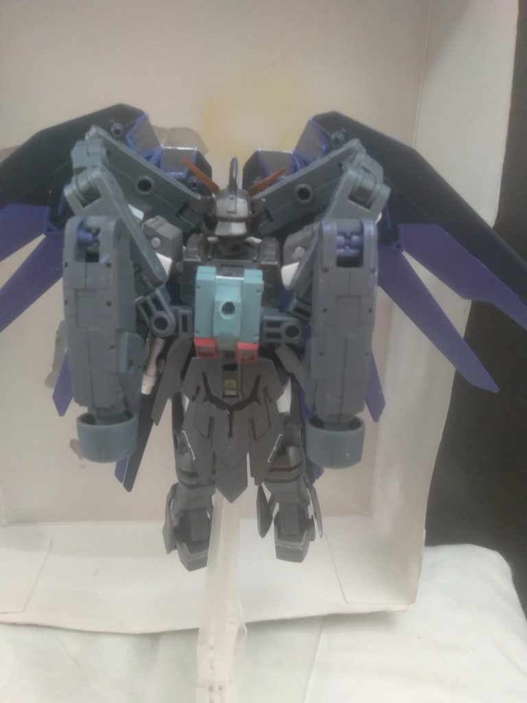 The boosters were originally on the inside of the wing shields, but they wouldn't close properly with them attached so I moved them to the back.