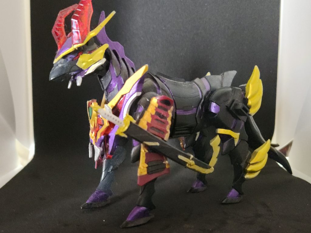 信長専用軍馬専用の軍馬をジャンクパーツを組み合わせ作成しました。