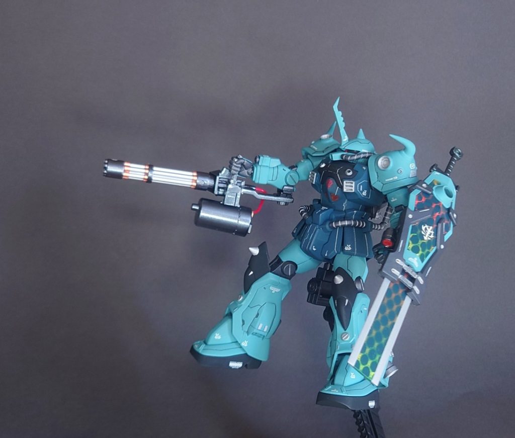 HGUC グフカスタム–7枚目/制作者：ガーラⅢ