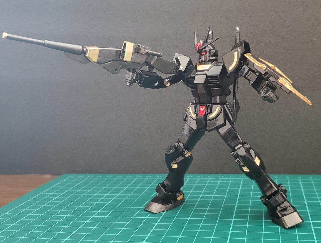 ビームライフルはデミバーディングのものを使って迫力を出してます✨