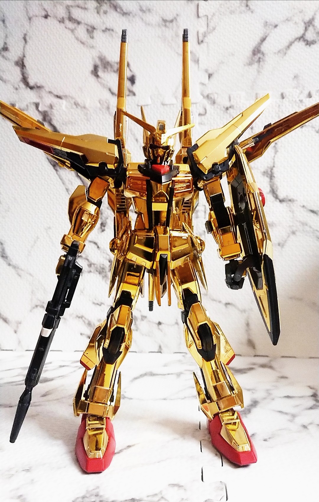 塗装品】 1/100 暁 アカツキ ガンプラ ガンダム シード デスティニー ...