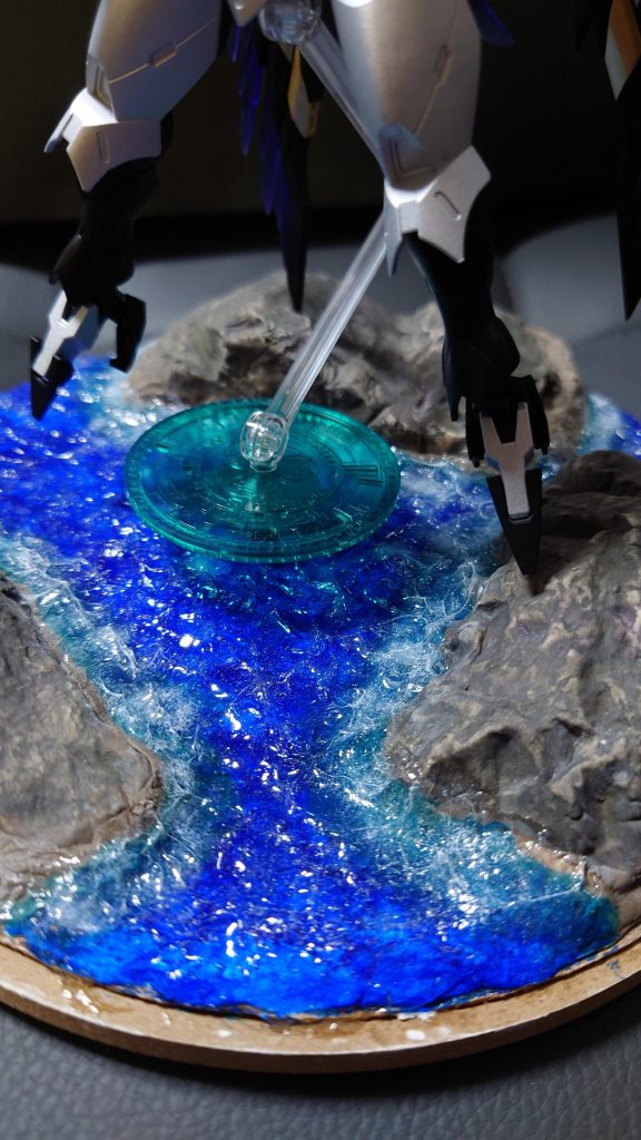 足元の魔法陣もアルナイルロッドに付属していたものを使いました。【制作工程】