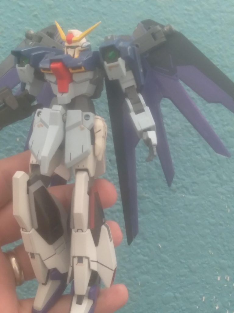 Here is another view. The lower legs have been painted already. I plan to repaint the entire thing