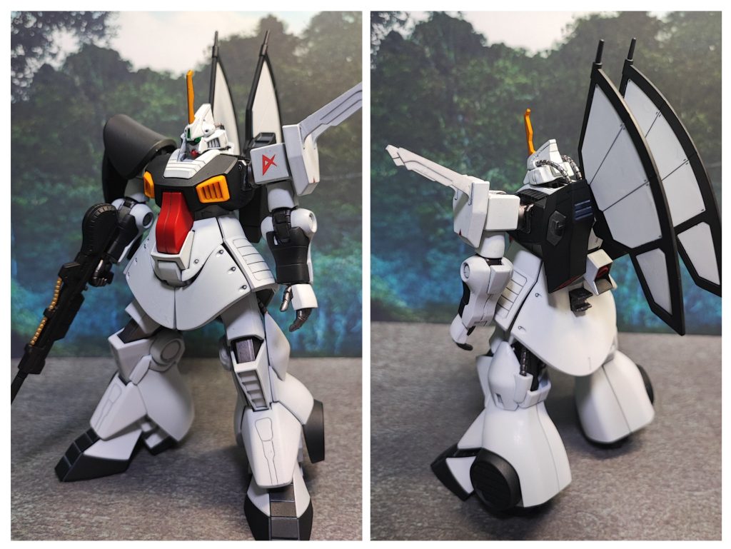 全身ショットちょっと白が思ったよりもグレーに近くなってしまいました。グランプリホワイトを使用したのですが、『グランプリ』ってぐらいだからさぞかし白いんだろうと思ったら、実際は青みがかった白という感じなんですね…、勉強になりました。