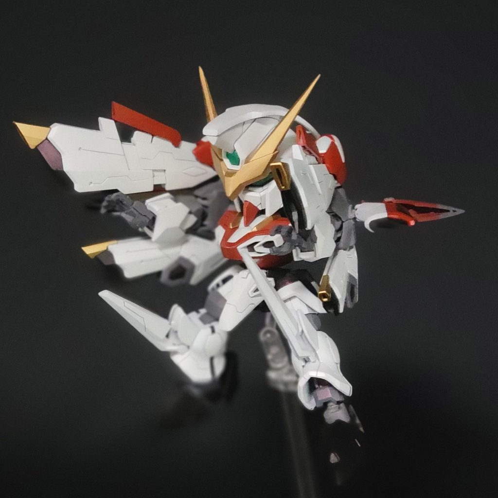 メガビームキャノンうーん、なんかSDのポージングは難しいですね…