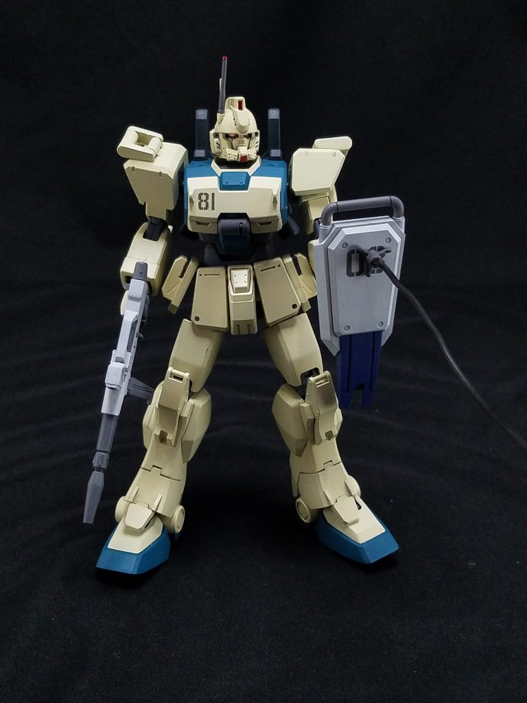 前作のグフ・カスタムのヒート・ワイヤーに磁石を仕込んでいるので、パーツ裏に磁石を仕込むスペースがあればヒート・ワイヤーをくっつけることが出来ます。