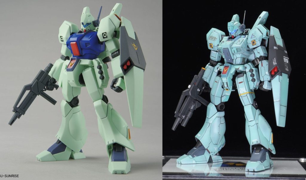 拾ってきた画像と比較コックピットハッチは赤からブルーグレーに変更してます。落ち着いた雰囲気になったので、こっちの方が個人的には好み。