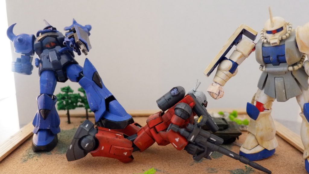 やっぱりガンキャノンはボコられてなんぼですね 