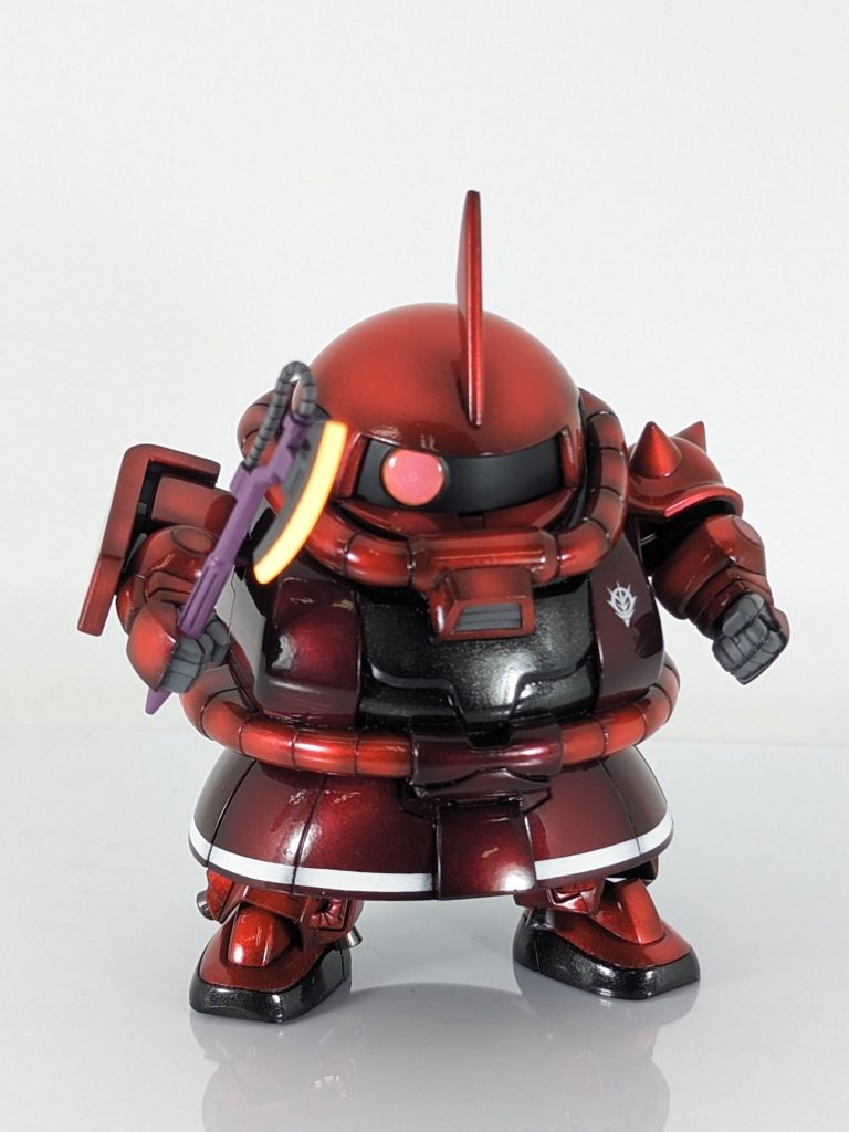 この子武器ないので、HGザクのヒートホーク持たせてみた🤭