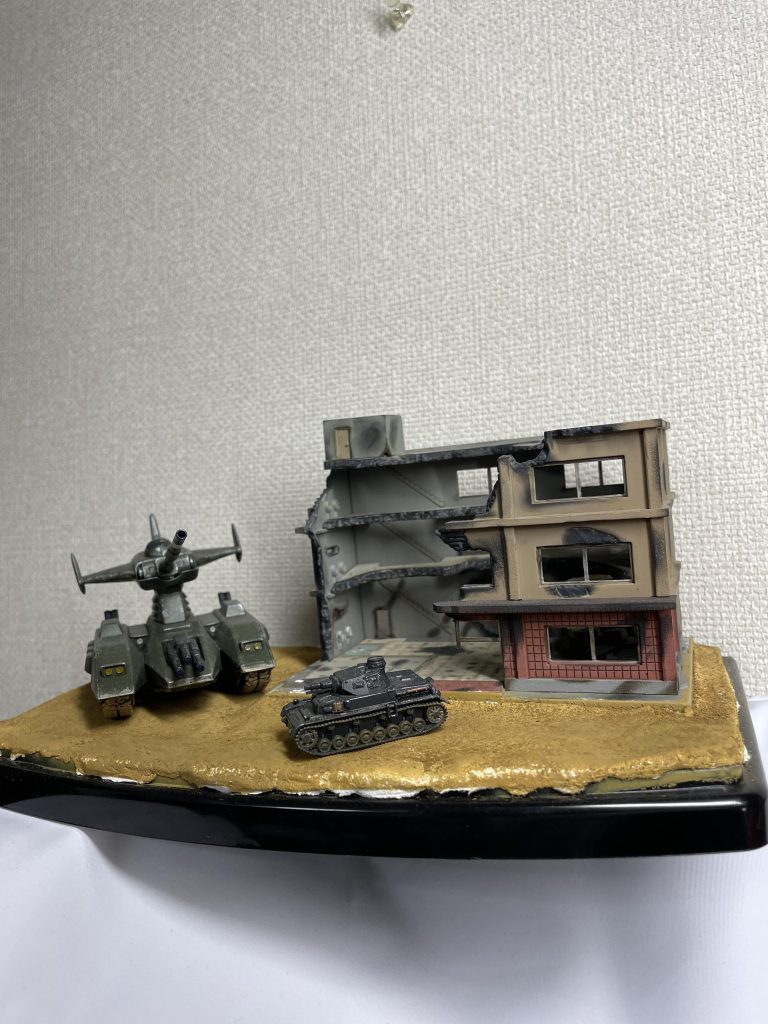 初ジオラマ作成！！–2枚目/制作者：幸村