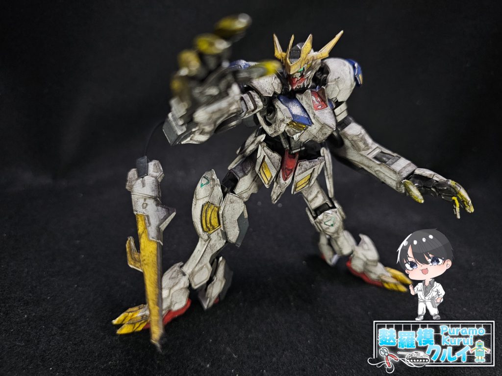 HG バルバトスルプスレクス完成❗–4枚目/制作者：麩羅模クルイ