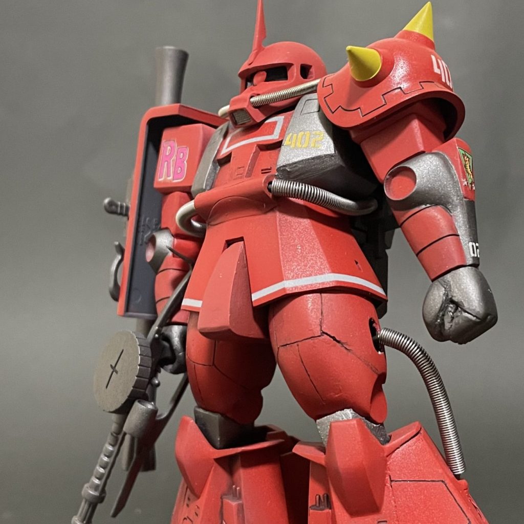 旧キット1/144 ジョニーライデンザクR2｜awaさんのガンプラ作品 