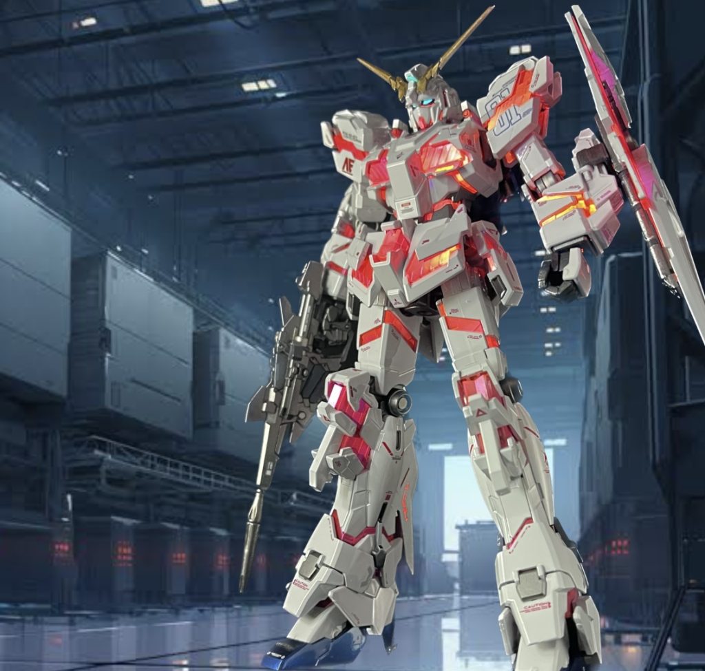 関節部はスターブライトアイアン。ブルー部はクリアブルーとクリアブラックを調色したものでキャンディ塗装。