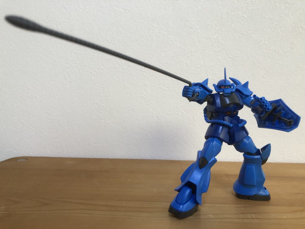 ヒートロッドを曲げる前に一度まっすぐの状態で撮っておきたかった一枚。