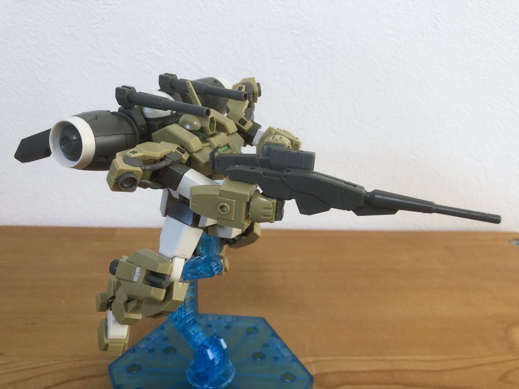 バオリパックと一緒に射撃。