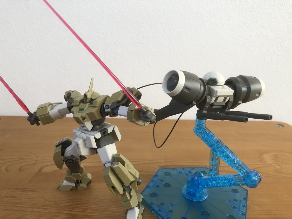 碌に活躍しなかったバオリパック。ビームサーベルも使われてませんでしたよね。