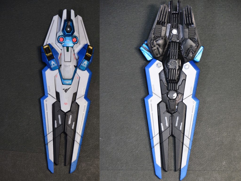 エスカッシャン　マグネット化で謎部品なしでシールド形態を再現してみました。