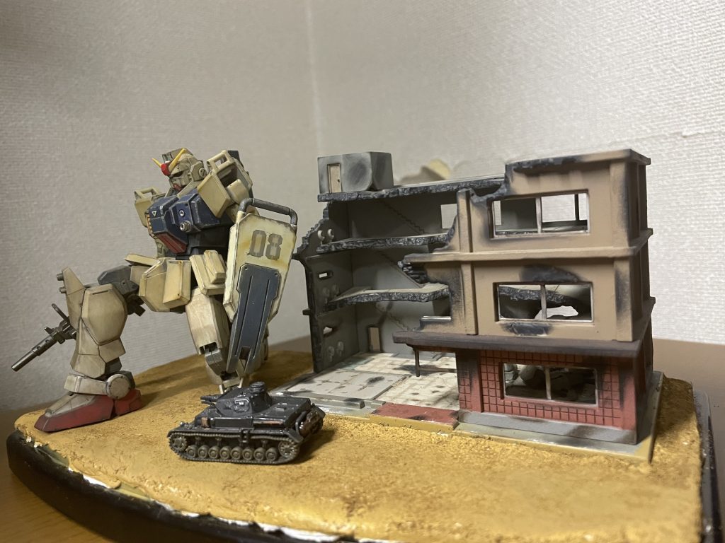 初ジオラマ作成！！–5枚目/制作者：幸村