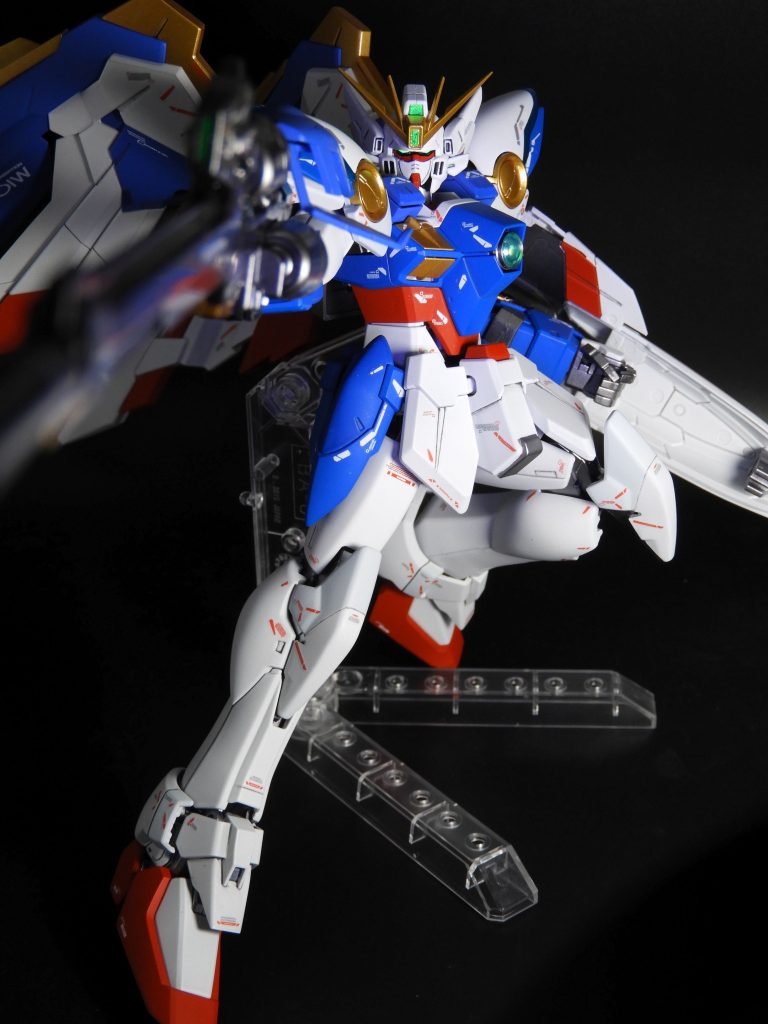 すると構えることができました。