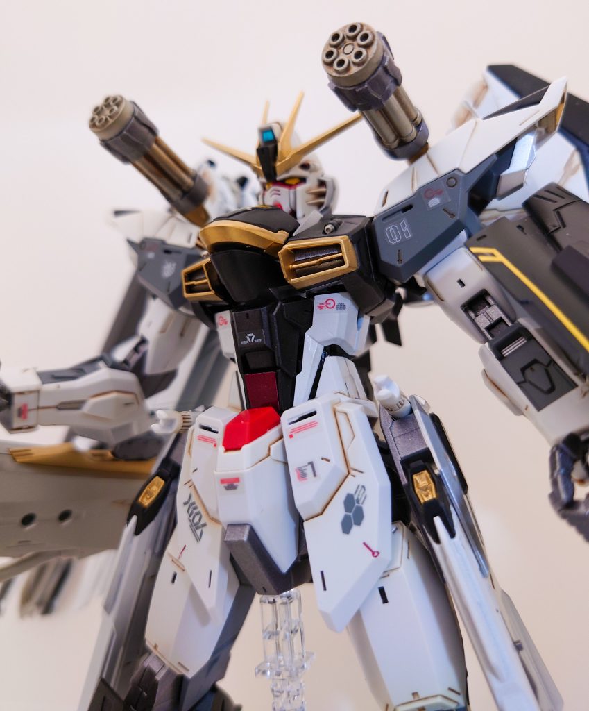 武装その1 マシンガン砲いつもの癖で、肩パーツにマシンガン砲を取り付けてみました。結構気に入ってます。