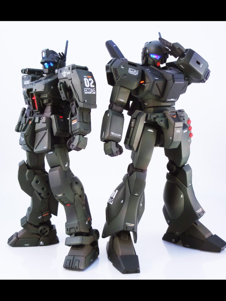 2人とも個人的に大好きないぶし銀なので作っているときも妄想が捗り楽しかったです(*´ω`)連邦の上司になってほしい人ランキングだとかなり上位にいきそうですよね。