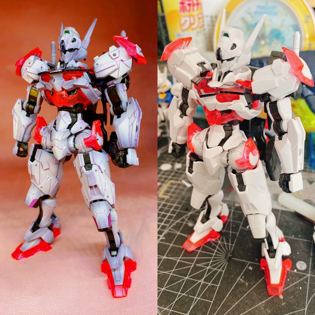 素組みと比較。