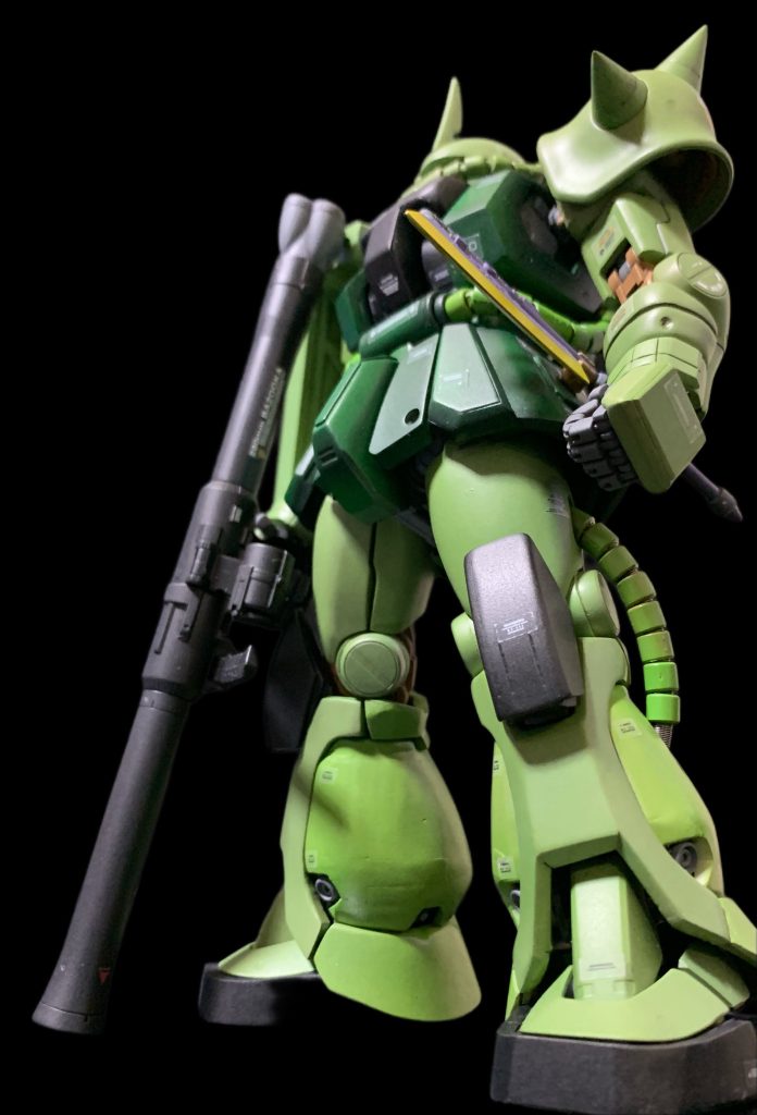 MG 1/100 MS-06S シャア専用ザク Ver.2.0（量産機カラーへ改修）–6枚目/制作者：ミヤさん
