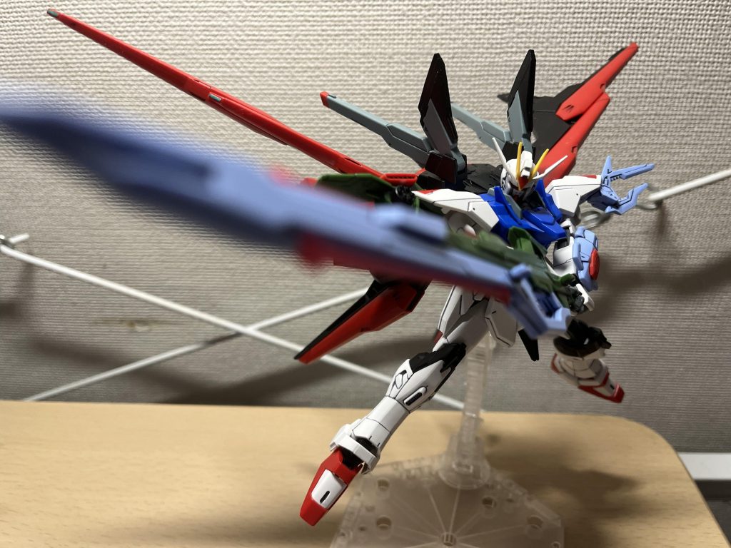 スーパーシュベルトゲベール!この合体ギミックは好き。欲を言えば、バスターみたくアグニとシュベルトゲベールで、前後入れ替える2つの合体があればなぁとwということでスーパーアグニの写真は撮り忘れです。