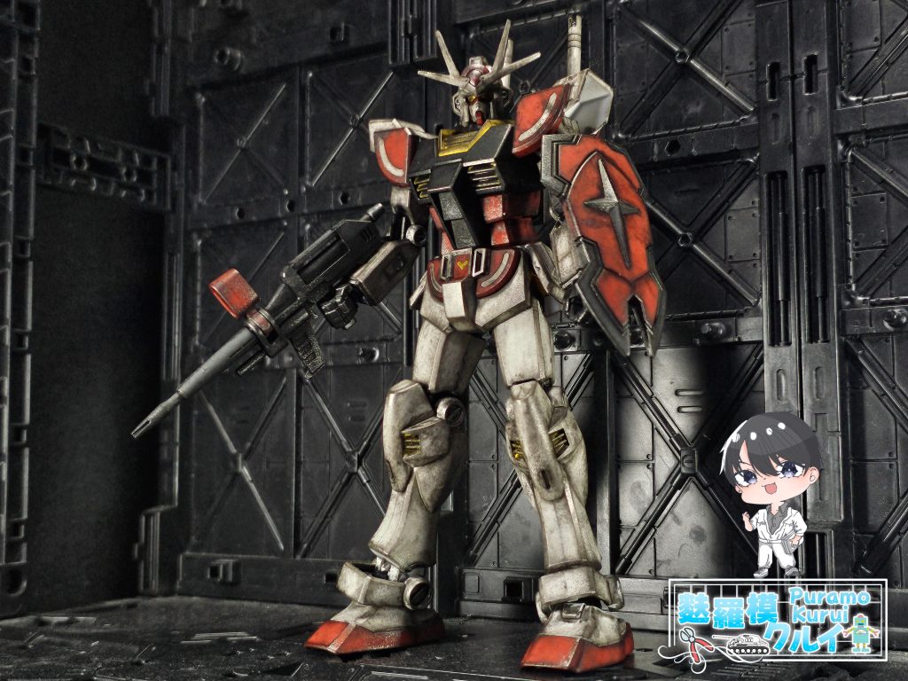 アニメ見てから即効で買いに行って作ってみました❤つや消し&ウェザリングで仕上げてます❗