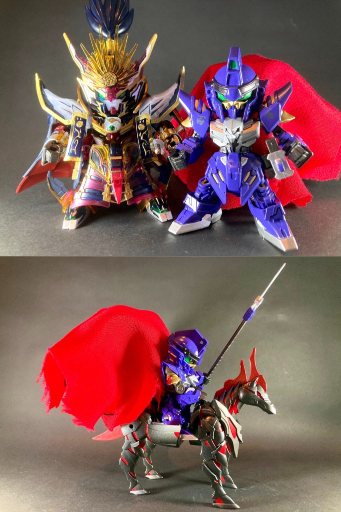 【赤母衣衆】(あかほろしゅう)信長ガンダムエピオン配下の武勇に優れた者たちを集めた親衛隊・馬廻衆の中で、特に優秀な精鋭を選抜した信長直属のエリート武者集団。特別に装備を許された真紅の美しい母衣(ほろ・馬上防矢用に背を覆う戦袍)を翻す姿は織田家臣団中最高の名誉であり、将来の大名の地位が約束された出世コースの象徴でもある。