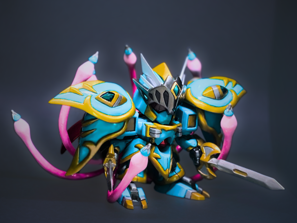 以前の投稿より、ファンネル、ファンネルパーツを作成し、追加しました。※キットには元々所属。○素材・ガレージキット:まさみやび工房他プラパン、エポパテ、改造パーツ使用○塗装・Mr.マガホニーサーフェイサー 1000 ・Mr.カラー 筆塗り・タミヤカラー スプレーNO.41 コーラルブルー○撮影・カメラ:iPhone SE (2022)・背景:B4厚紙 黒色(3枚入)・小型撮影ボックス ミニ撮影ボックス LEDライトボックス 簡易スタジオ 折り畳み 簡単組立て 持ち運び便利 小物 スタジオ 撮影 キット 背景布6枚付き USB給電 (2つのライトバー)使用○写真修正:Canva