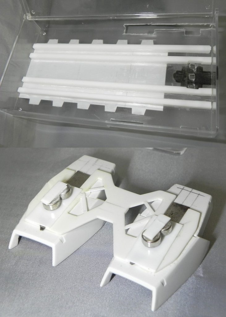 固定台の前後可動は100均のクリアケース内部にプラ棒でレールを作り、使い終わったデザインナイフとネオジムでブレなく移動できるようにしました