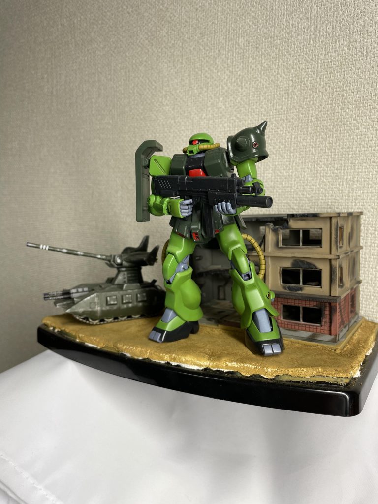 初ジオラマ作成！！–4枚目/制作者：幸村