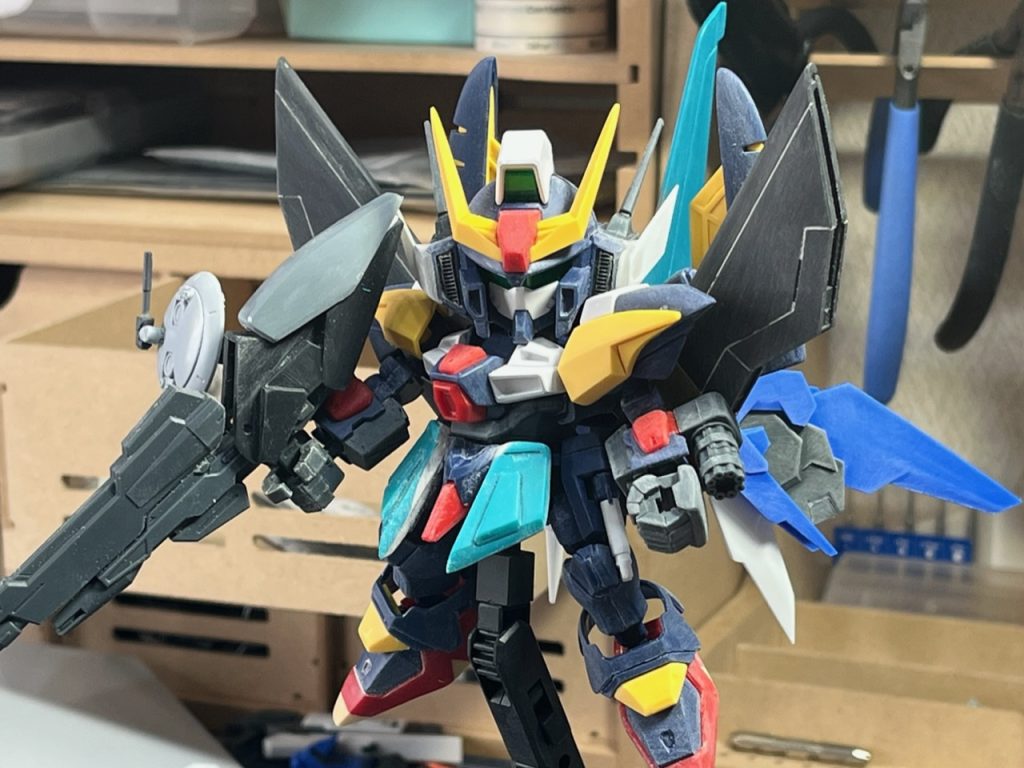 制作工程も少し。モールドの掘り直しや武器の自作、ポロリがないようにミキシングを丁寧にやったりと、色々とやれる事が増えてきた気がします。