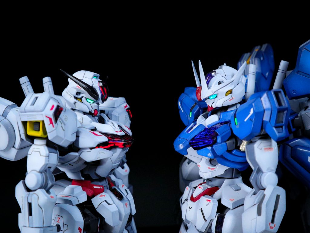 自分なりに徹底改修した2機を並べられて非常に満足感が高いです。以上ガンダムキャリバーンでした。 ご覧いただきありがとうございました!