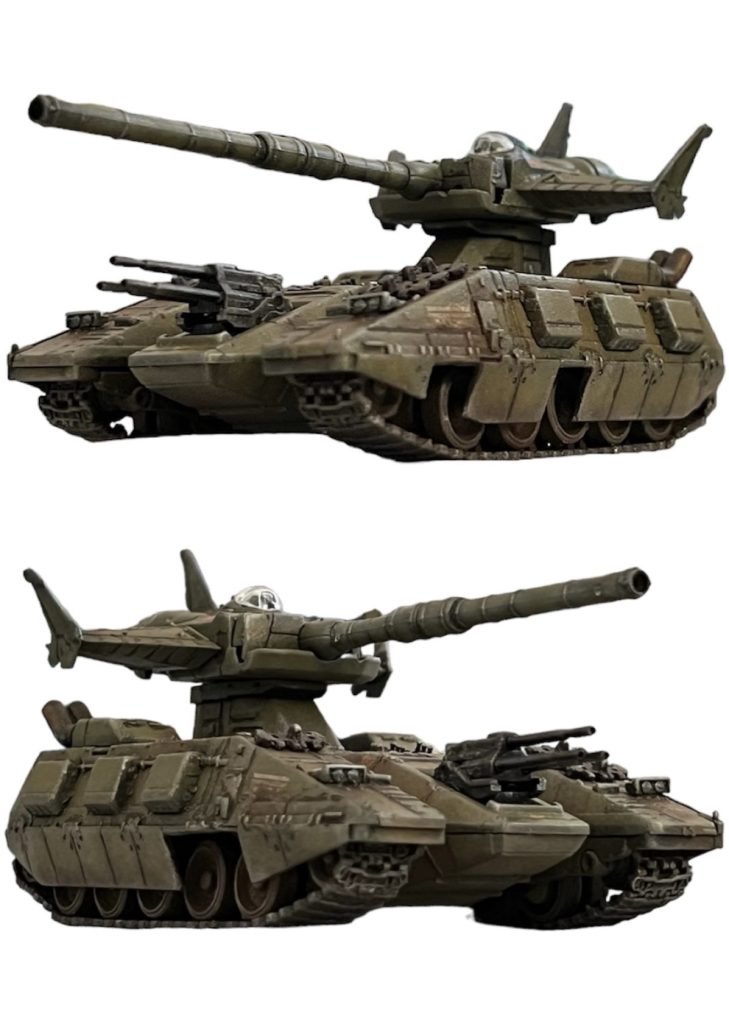 ドイツ戦車のシュルツェンよろしくサイドスカートを部分的に取り外し、幾多の闘いをくぐり抜けて来た感じを出してみました。