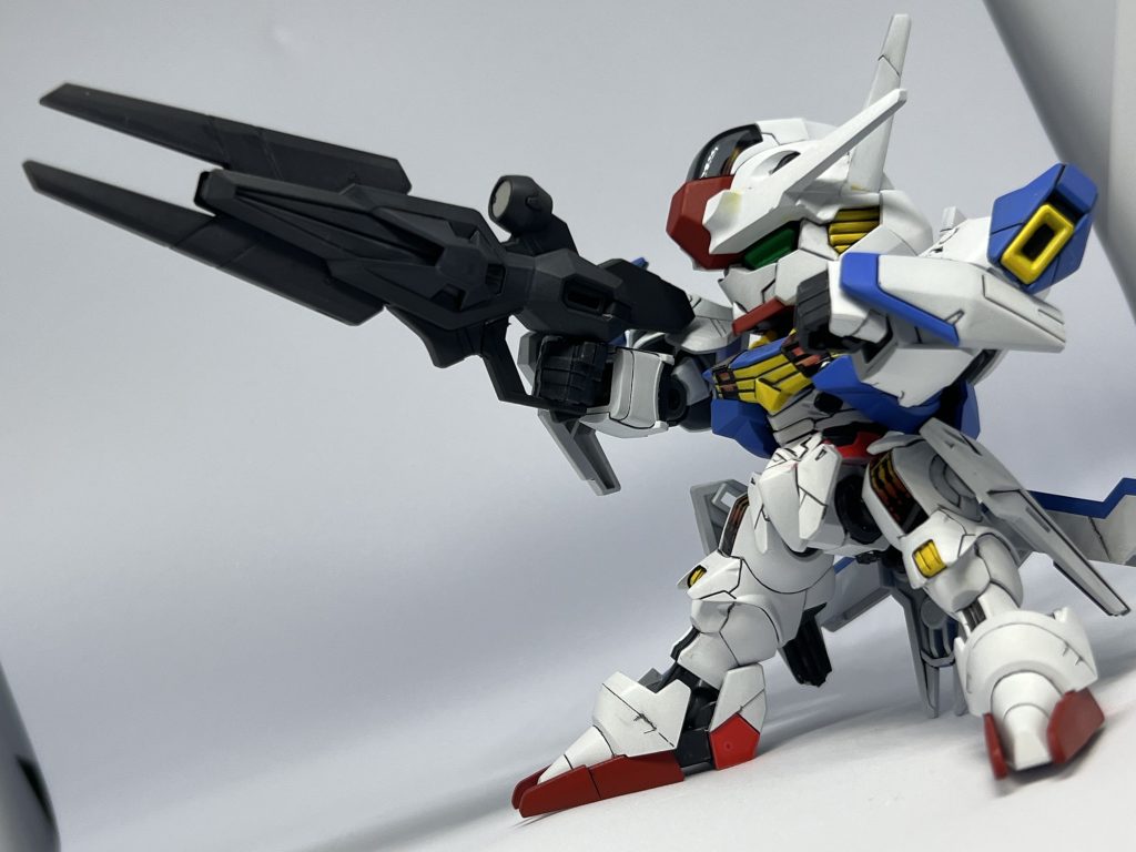 ロングバレル。HG側のギミックは全て残っています。