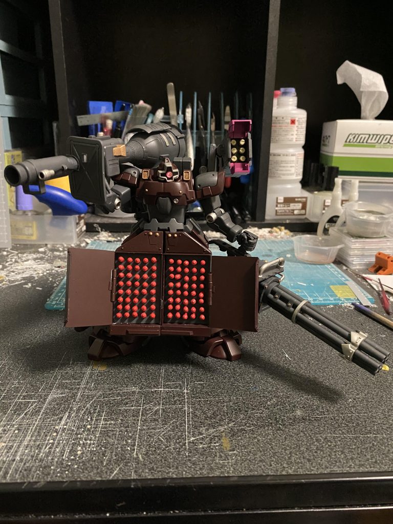 ミサイルラックオープン状態